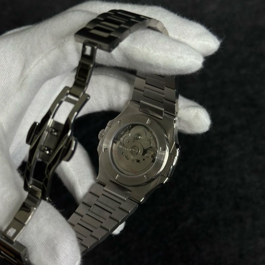 SEIKONAUTILUS SKELETON LEAF GREEN MEN'S WATCH