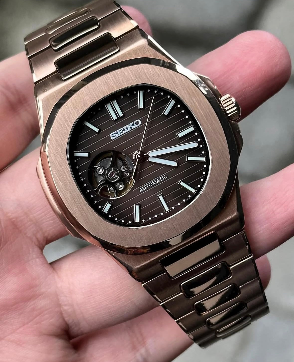 SEIKONAUTILUS ROSEGOLD MEN'S WATCH